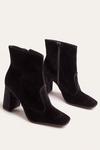 Oasis Heeled Square Toe Ankle Boot thumbnail 2