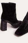 Oasis Heeled Square Toe Ankle Boot thumbnail 3
