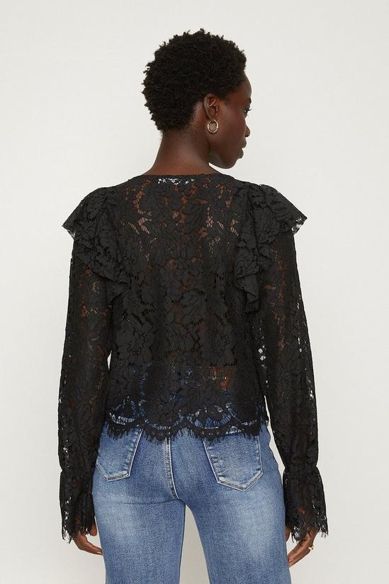 Oasis Lace Frill Top 3