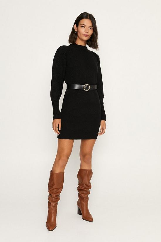 Oasis Cable Sleeve Tunic Dress 1