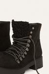 Oasis Lace Up Heeled Hiking Boot thumbnail 3