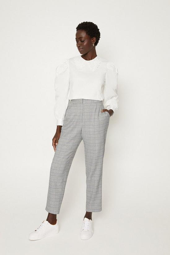 Oasis Check Suit Trousers 1