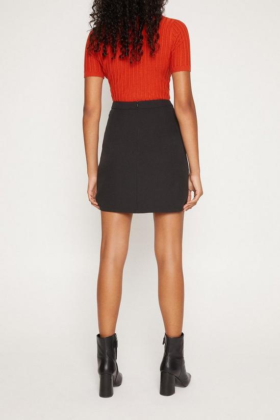 Oasis Button Front Pleated Skirt 3