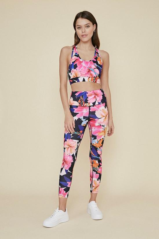 Oasis Graphic Floral Sports Legging 1