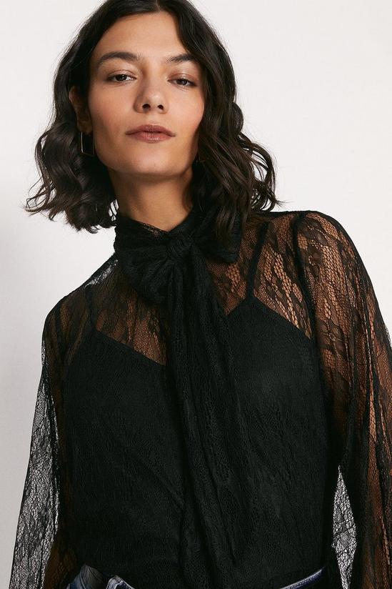 Oasis Victoriana Lace Blouse 2