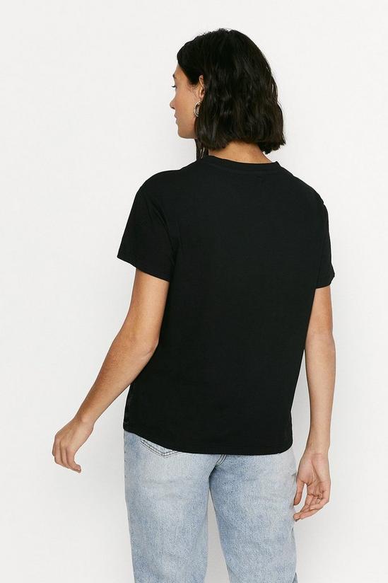 Oasis Satin Front T Shirt 3