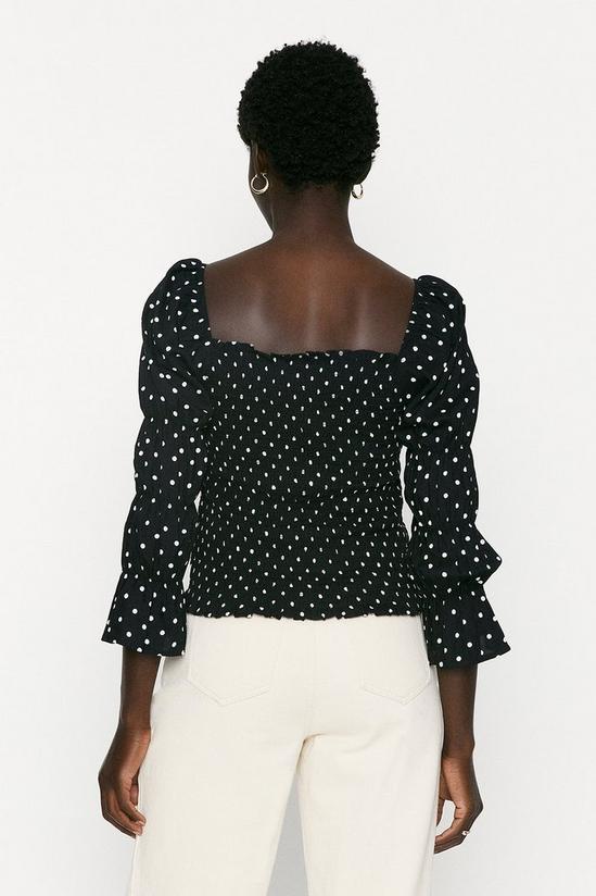 Oasis Spot Square Neck Top 3