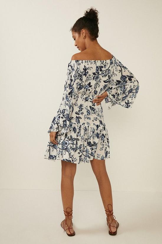 Oasis Floral Bardot Dress 3