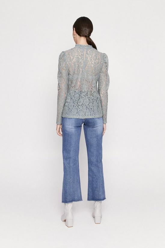 Oasis Lace High Neck Blouse 3