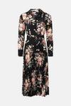 Oasis Floral Pleated Shirt Dress thumbnail 5