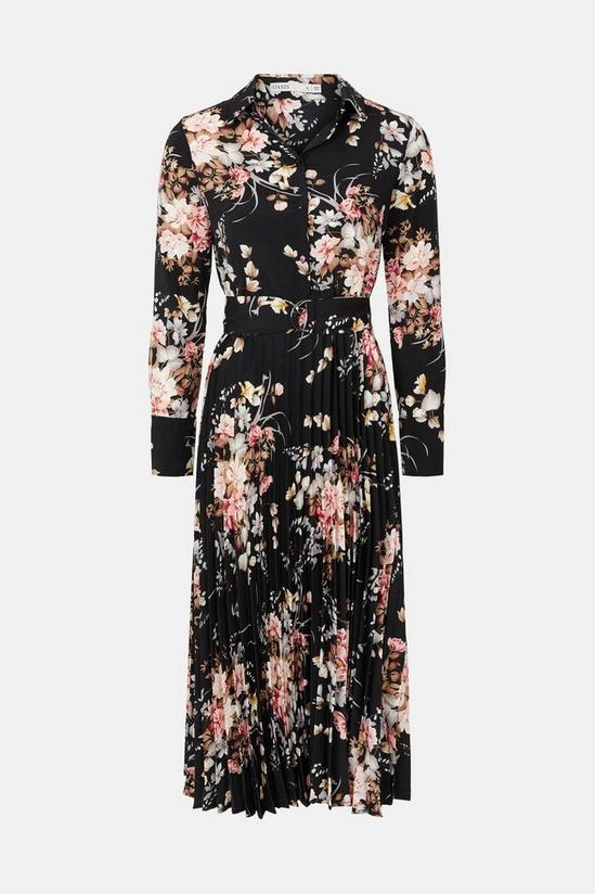 Oasis Floral Pleated Shirt Dress 5