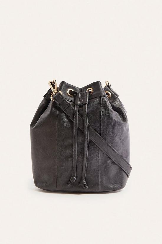 Oasis Leather Bucket Bag 1