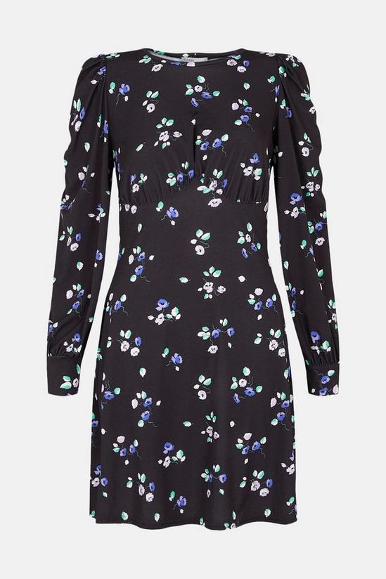 Oasis Printed Empire Line Fit And Flare Dress 4