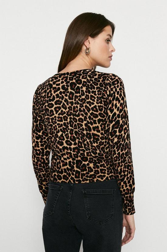 Oasis Leopard Print Button Up Cardigan 3