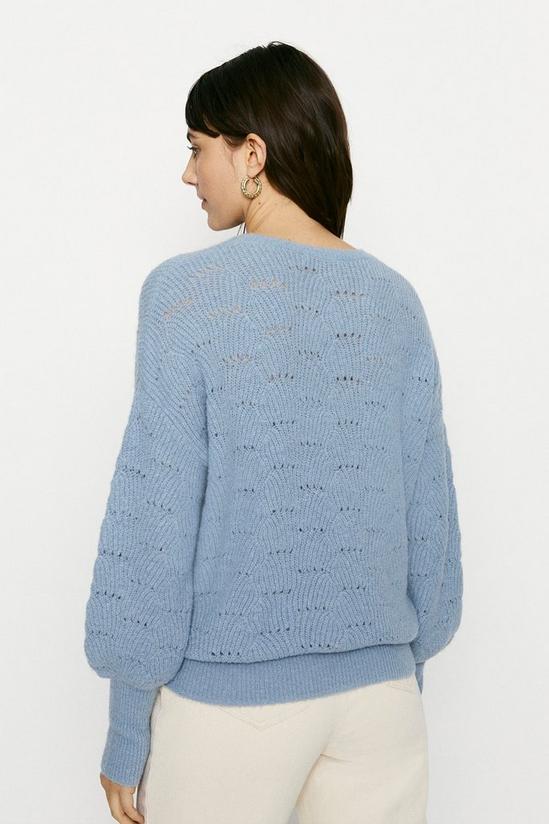 Oasis Cosy Pointelle Stitch Jumper 3