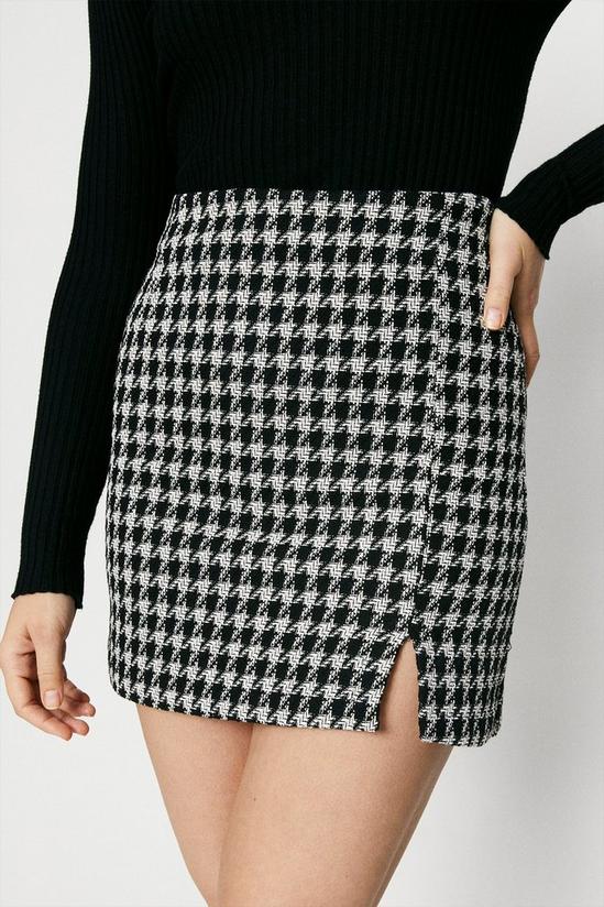 Oasis Herringbone Tweed Mini Skirt 2
