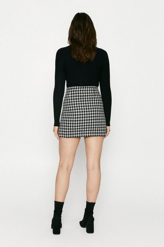 Oasis Herringbone Tweed Mini Skirt 3