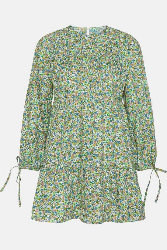 Oasis Floral Printed Long Sleeve Dress 5