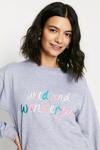Oasis Wild And Wonderful Embroidered Sweat thumbnail 2
