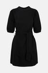 Oasis Puff Sleeve Belted Dress thumbnail 4