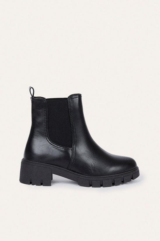 Oasis Faux Leather Chunky Chelsea Boot 1