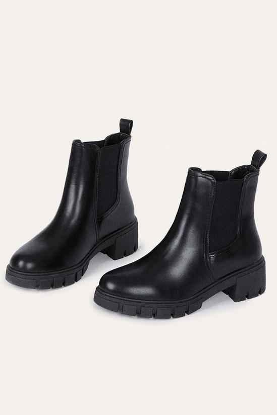 Oasis Faux Leather Chunky Chelsea Boot 2