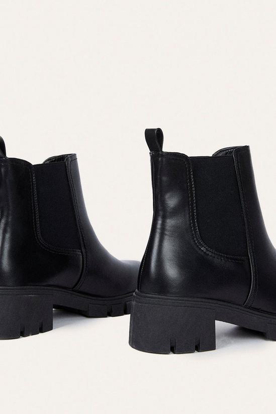 Oasis Faux Leather Chunky Chelsea Boot 3
