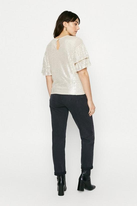 Oasis Sequin Frill Top 3
