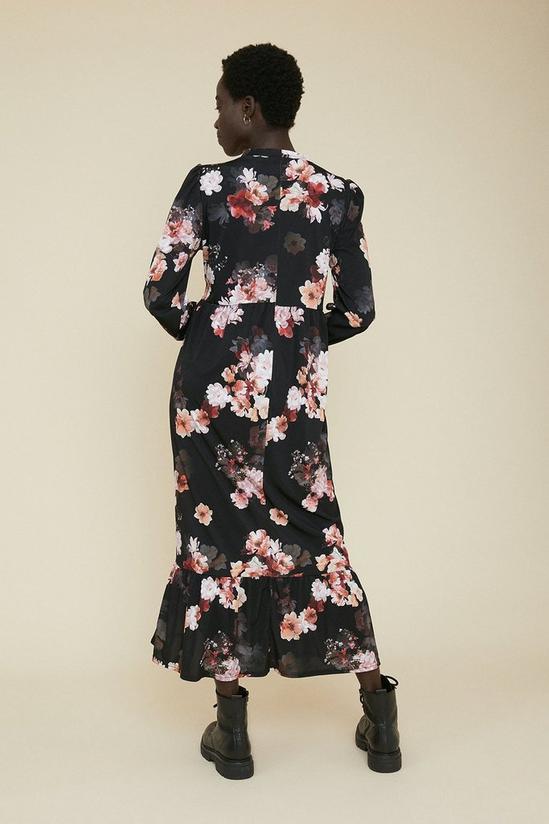 Oasis Tiered Printed Midi Dress 3