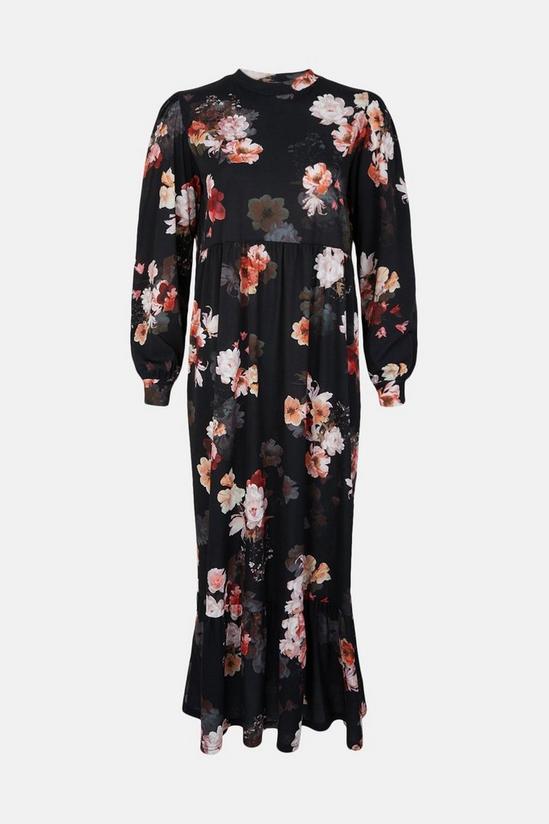 Oasis Tiered Printed Midi Dress 4