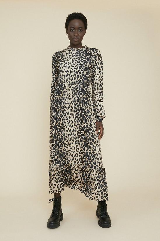 Oasis Tiered Printed Midi Dress 1