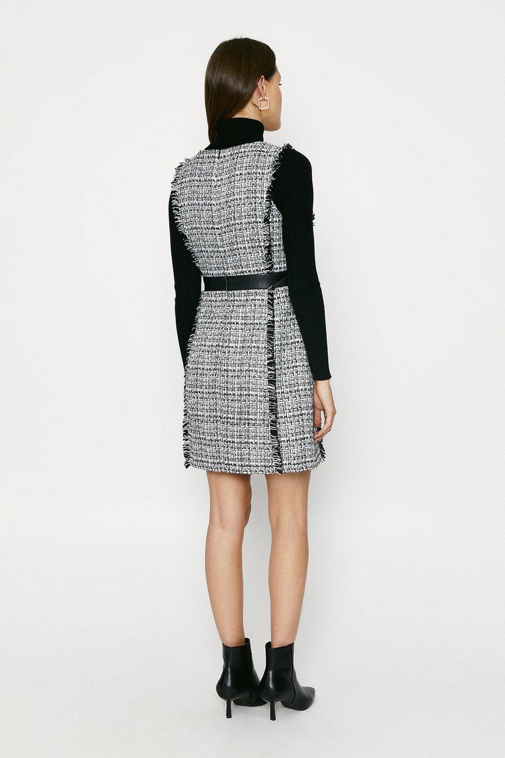 Oasis 2025 tweed dress