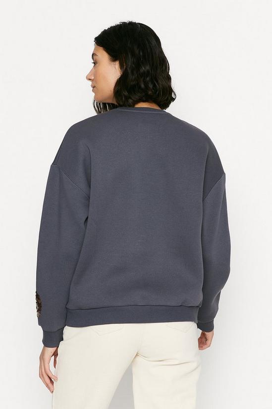 Oasis Bauble Sequin Sweatshirt 3