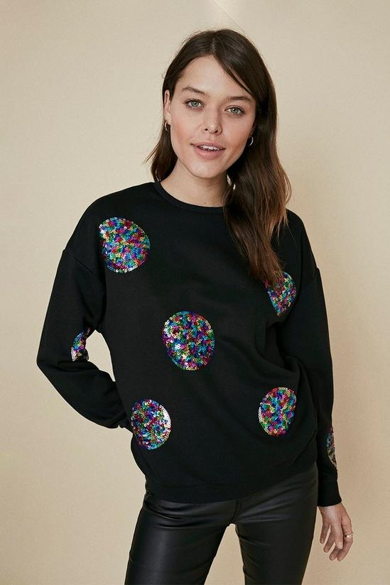 Oasis Sequin Spot Sweatshirt 2