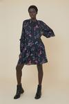 Oasis Butterfly Tie Neck Smock Dress thumbnail 1