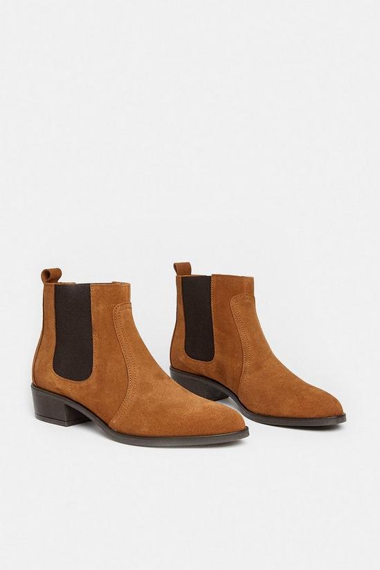 Oasis Suede Western Ankle Boot 2