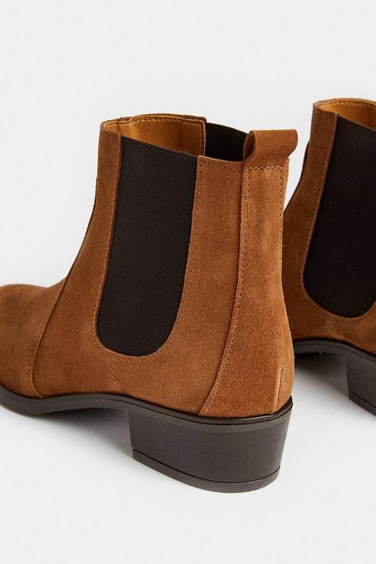 Oasis Suede Western Ankle Boot 3