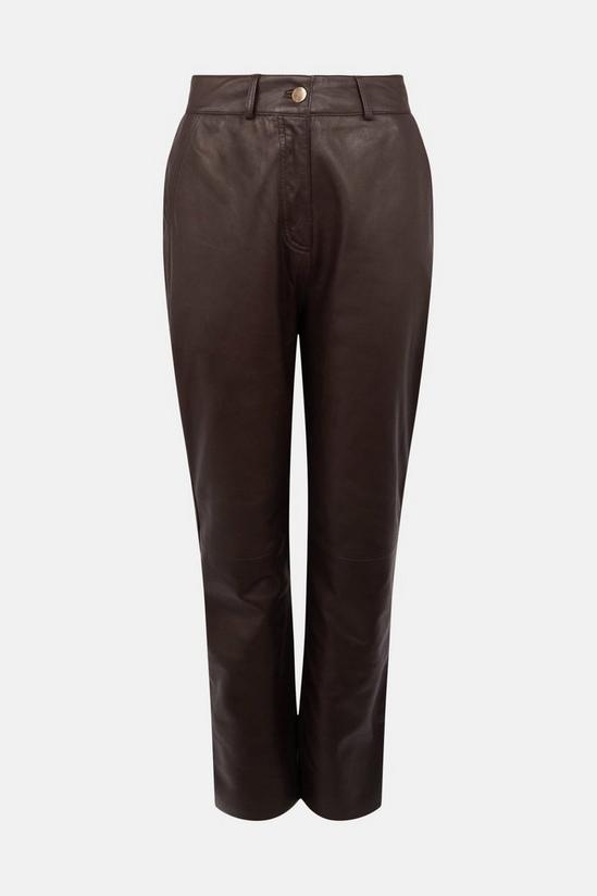 Oasis Rachel Stevens Straight Leg Leather Trouser 5