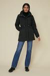 Oasis Diamond Quilted Padded Coat thumbnail 1