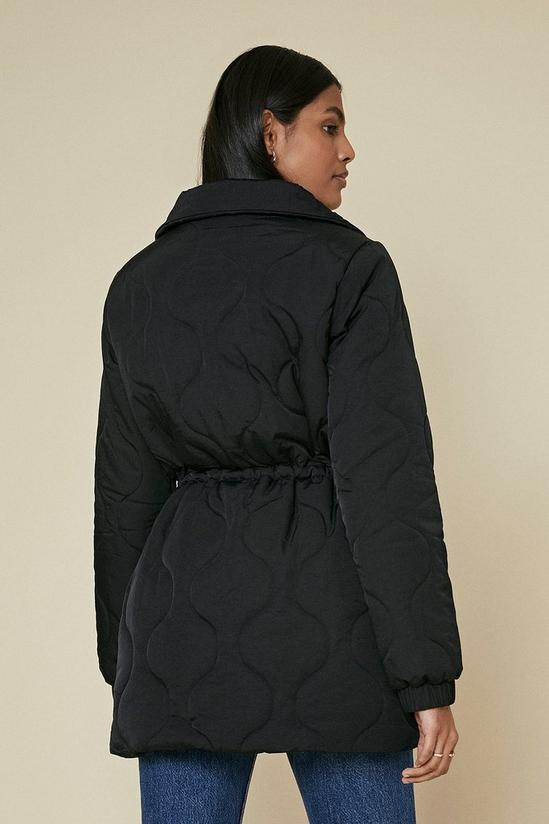 Oasis Diamond Quilted Padded Coat 3