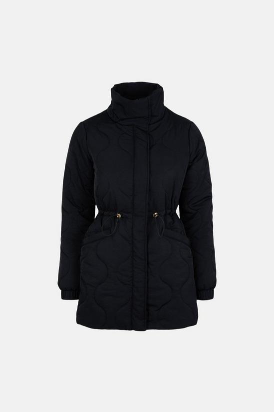 Oasis Diamond Quilted Padded Coat 4