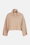 Oasis Cable Roll Neck Batwing Top thumbnail 4