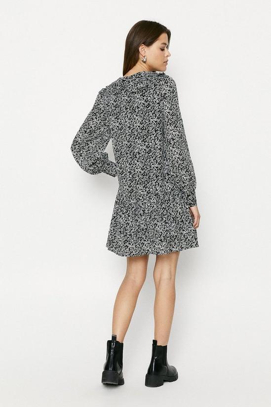 Oasis Ditsy Collared Smock Dress 3
