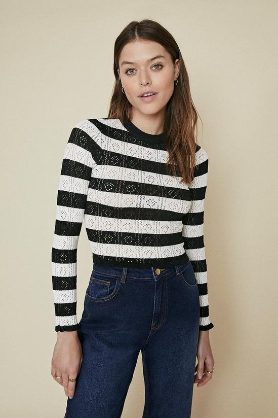 Oasis Striped Knit Top 2