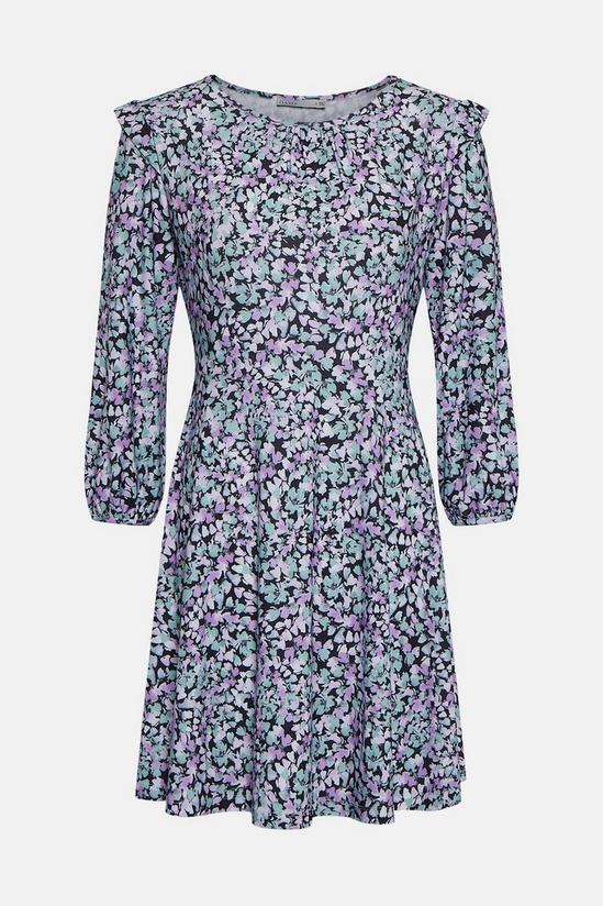Oasis Shoulder Detail Floral Printed Midi Dress 4