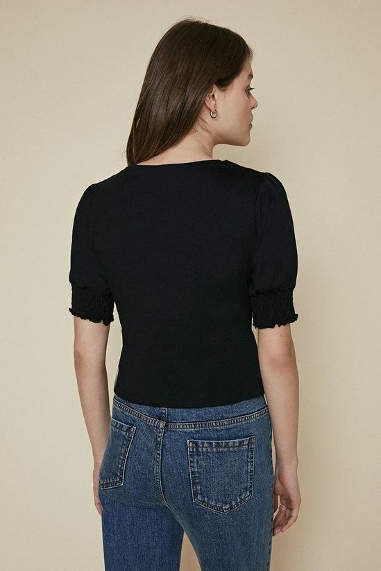 Oasis Embroidered Puff Sleeve Top 3
