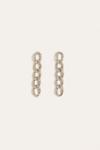 Oasis Pave Chunky Chain Earring thumbnail 1