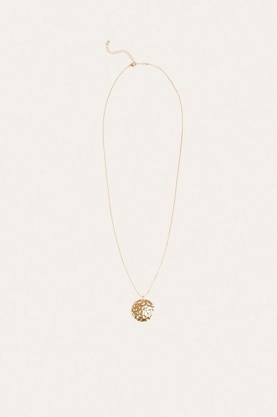 Oasis Hammered Disc Necklace 1