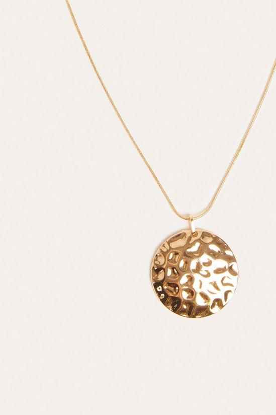 Oasis Hammered Disc Necklace 2