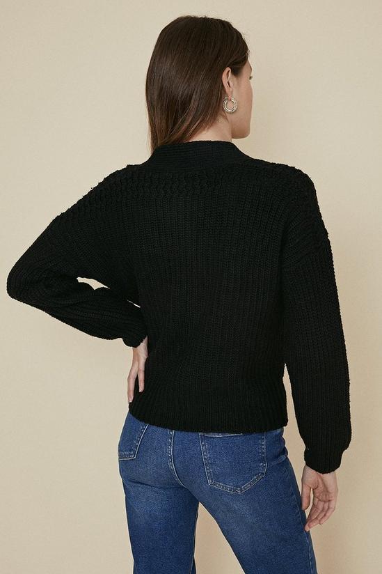 Oasis Wrap Round Knitted Jumper 3